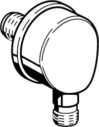 HANSA Hansa Vantis Wand-Anschlussbogen chrom – 5252 0100