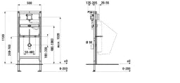 LAUFEN Laufen LIS INEOLINK Ins.Sys. 94010.1 Gr. f. Unrinal o.integr.Steuer. 1120x135x500 – H9401010000001