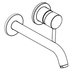 KLUDI Kludi Bozz Unterputz 2-Loch-WT-Mischer mit geschl.Hebel, chrom – 382450576