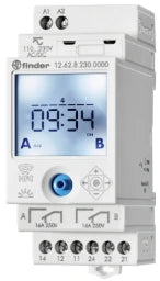 FINDER Schaltuhr 2 Kanal Joystick und APP Übertragung via NFC fähiges Handy – 12.62.8.230.0000