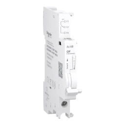 SCHNEIDER ELECTRIC Hilfskontakt, Acti9, OF, 2mA bis 100mA, 24VAC bis 250VAC, 24VDC bis 220VDC, Ansc – A9N26914