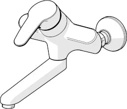 HANSA Hansa Mix Wand-Waschtischmischer Ausladung 246mm verchromt – 0194 8283