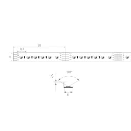 BILTON BL COR Pure RGB LED-Strip 600lm/m 24VDC 14,4W/m IP20 RGB 5m – 170868_01
