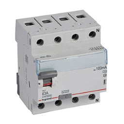 LEGRAND FI-Schalter Typ A 10kA 63A/4pol/100mA – 411776