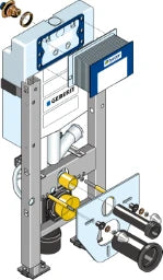 GEBERIT GE Huter Montageelement WWC UP320 >60cm fuer Trockenbau, Vor- und Inwand mit GA – HU-WC1027-G