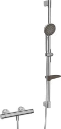 HANSA Hansa Prisma Brausebatterie mit Brausegarnitur, 3-strahlig, chrom – 4813 0431