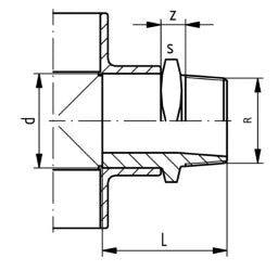 FISCHER GEORG GF Übergangsnippel PP-H d 32x1" AG – 727910508