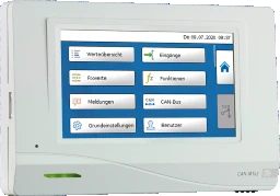 TECHNISCHE ALTERNATIVE Techn.Altern. CAN-Monitor x2, weißes Gehäuse – 01/CAN-MTX2-WT
