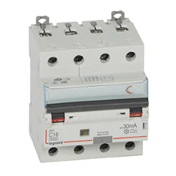 LEGRAND FI/LS-Schalter Typ A 6kA C 16A/4pol/30mA 4TE – 411234