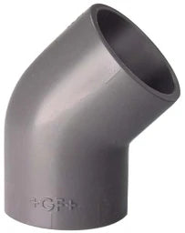 FISCHER GEORG GF Winkel 45° PVC-U d 63 – 721150111