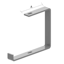 VERGOKAN C-Bügel H=180 B=100 0,3 kN elektrolytisc h verzinkt – OBZ180.100