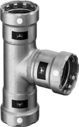 VIEGA Viega T-Stück mit SC Megapress S 4318 in 1x1/2x1 Zoll Stahl Zn-Ni besch. – 770 228