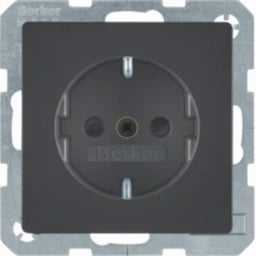 BERKER Q.x SSD mit erh. Berührungsschutz anthrazit samt – 47236086