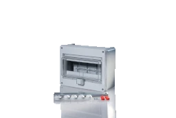 F-TRONIC Feuchtraumverteiler Aufputz IP55 1-reihig, 10 TE, 180x230x90mm – 7240052