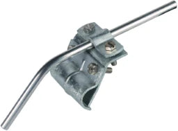 DEHN Dachrinnenklemme St/tZn f. Wulst 13-25mm Breite 60mm m. Überleger f. Rd 7-10mm – 339010