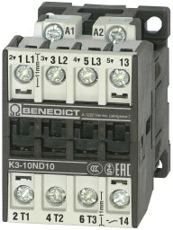 BENEDICT Schütz 4kW 3~400V 380-415V 50Hz 400-440V 60Hz – K3-10ND01 400