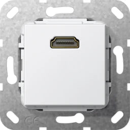 GIRA HDMI (TM) K-Peitsche Einsatz Reinweiß – 567003