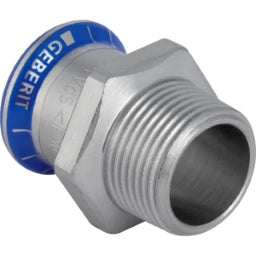 GEBERIT GE Mapress Edelstahl Uebergang d15mm x R3/8 – 31726