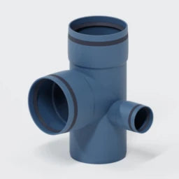 POLOPLAST PO Eckdoppelabzweig POLO-KAL XS DN 110/110/50/87Grad – 102291