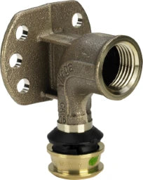 VIEGA Viega Wandscheibe mit SC Raxofix 5325.5 in 20mm x Rp1/2 Siliziumbronze – 645 922