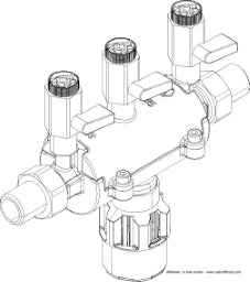 SASSERATH SYR Systemtrenner 6610 DN 25 in- line LF BA – 6610.25.000