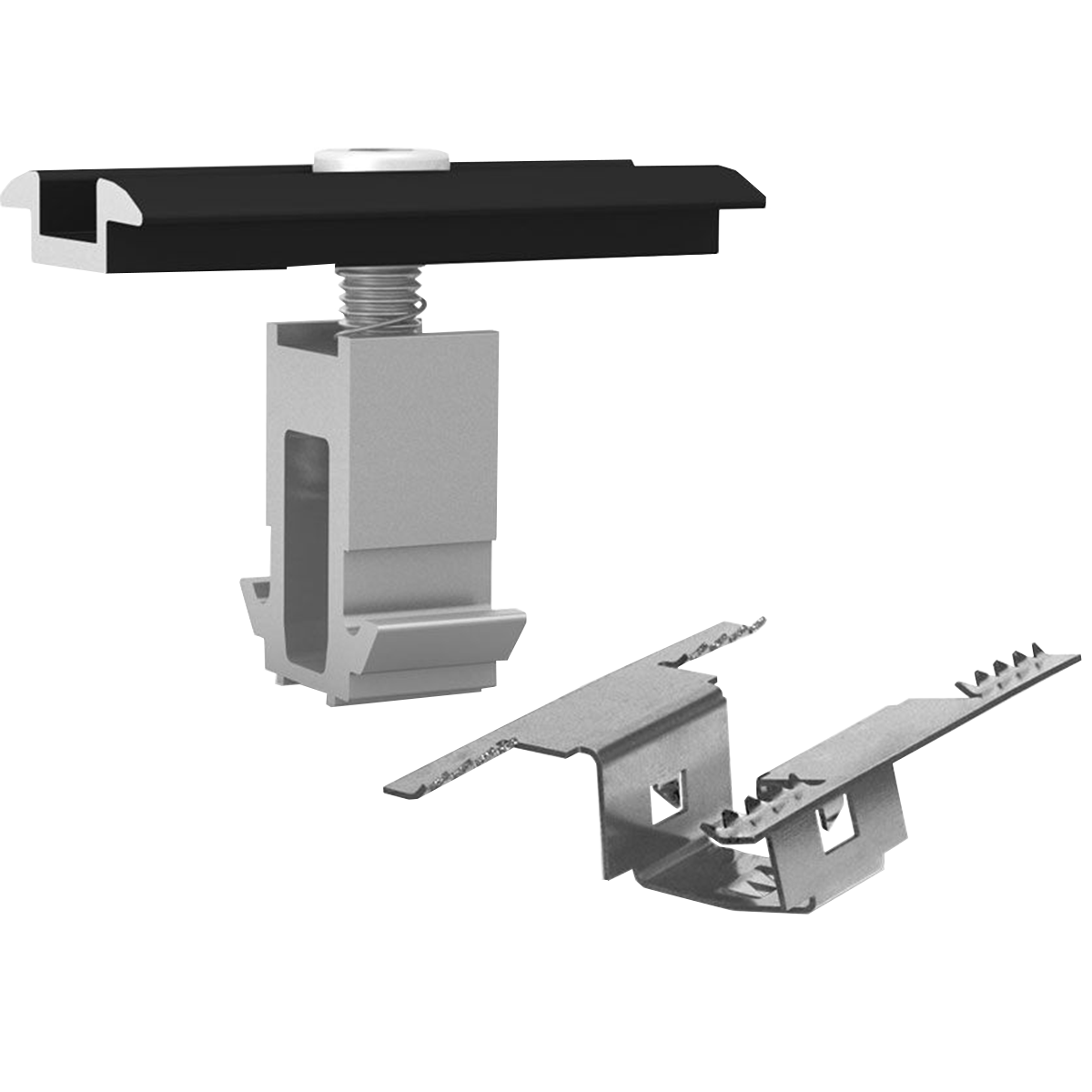 K2 DomeClamp Mittelklemme 30-50 mm mit TerraGrif schwarz eloxiert SALE