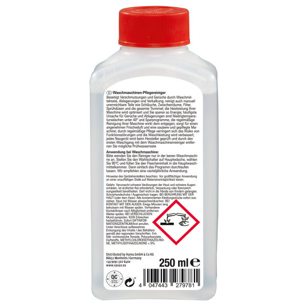 Waschmaschinen-Pflegereiniger mit Frischeduft 250ml