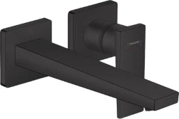 HANSGROHE HG Metropol 2-Loch WTM 225 Wandmontage, ZGriff mattschwarz   – 32526670