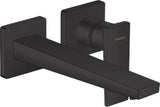 HANSGROHE HG Metropol 2-Loch WTM 225 Wandmontage, ZGriff mattschwarz   – 32526670