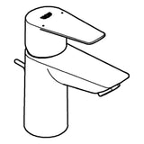 GROHE Grohe EH-Waschtischbatterie BauEdge 23328_1 S-Size chrom   – 23 328 001