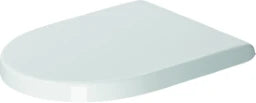 DURAVIT Duravit Starck 3 WC-Sitz mit Absenkaut. Scharnier Edelstahl, weiß   – 0063890000