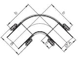 HAWLE System2000-Muffenkruemmer Fig.8535 PN10/16 f.PE/PVC AD 160 mm 90Gr   – 5013228