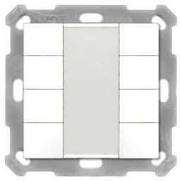 MDT Taster 55 8-fach, Reinweiß matt  – BE-TA5508.02