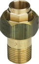 VIEGA Viega Rohrverschraubung 94341G konischdichtend in 28mm x R1 Rotguss   – 103 705