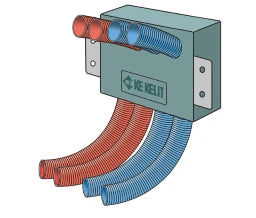 KE KELIT KM597P4 KELOX UP-Isolierwandeinbausatz 4-fach  – 9006250