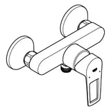 GROHE Grohe EH-Brausebatterie BauLoop 23633_1 Wandmontage eigensicher chrom   – 23 633 001