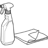 GEBERIT GE Reinigungsset AquaClean Reinigungsmittel und Tuch   – 242.547.00.1