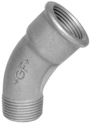 FISCHER GEORG FITTINGS Bogen 45° Fig. 40 6/4" verzinkt   – 770040208