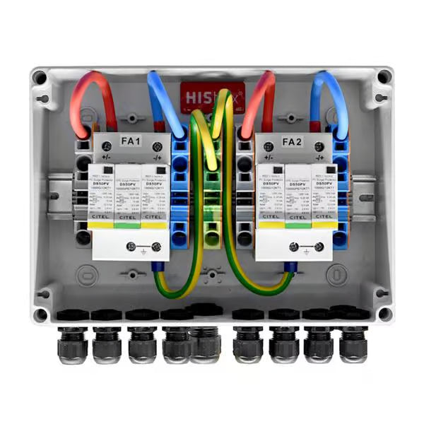 HISbox DC Combiner 1000V, 2 MPPT, IN1/OUT1 - 04000481