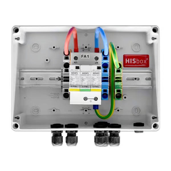 HISbox DC Combiner 1000V, 1 MPPT, IN1/OUT1 - 04-000482