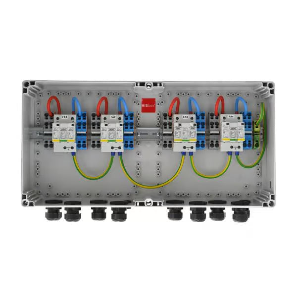 HISbox DC Combiner 1000V, 4MPPT, IN2/OUT2 - 04000487