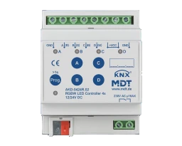 MDT KNX RGBW LED Controller 4fach REG   – AKD-0424R.02