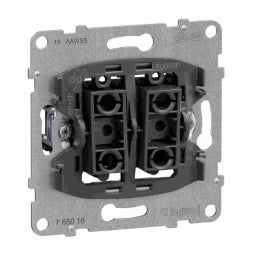 LEGRAND SEANO Einsatz Doppeltaster mit 2 Wechsel kontakten 10A Steckklemmen  – 765018