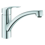 GROHE Grohe Eurosmart Einhand-SPT-Batterie flacher Auslauf chrom   – 33 281 003