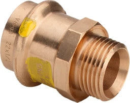 VIEGA Viega Übergangsstück mit SC Profipress G 2611.5 für Gas in 22mm x G3/4 Rotguss   – 382 827