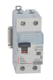 LEGRAND FI/LS-Schalter Typ F/G  10kA B 16A/1pol+N/30mA  2TE   – 411304