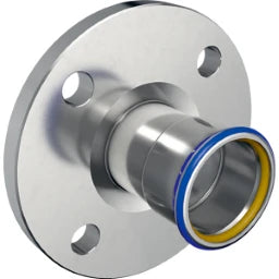 GEBERIT GE Mapress ES Gas Flansch PN10/20 mit Pressmuffe d54mm  – 34208