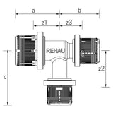 REHAU REHAU T-Stück FASTLOC EX+ 20 - 25 - 20  – 13707781001