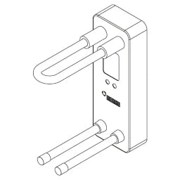 REHAU REHAU Montageblock für Ventilheizkörper mit RAUTITAN stabil 16,2 x 2,6  – 12348031900