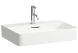 LAUFEN Laufen VAL Aufsatz-Waschtisch 1 HL m. ÜL Unterseite geschliffen 60x42cm weiß  – H8162830001041